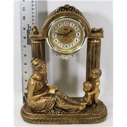 OLD STYLE VICTORIAN LADY & CHERUB