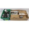 Image 1 : BOX & TUB OF ASSORTED FURNITURE LEGS