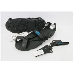 PAIR OF ICE GRIPS OVERSHOES SIZE MEDIUM