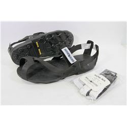 PAIR OF ICE GRIPS OVERSHOES SIZE LARGE