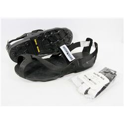 PAIR OF ICE GRIPS OVERSHOES SIZE LARGE