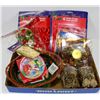 Image 1 : LOT OF ASSORTED CHRISTMAS DECORATIONS AND ITEMS