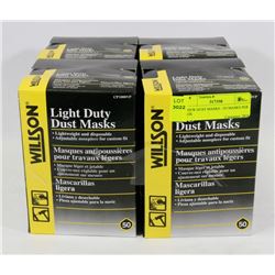 4 NEW DUST MASKS - 5O MASKS PER BOX