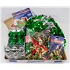 Image 1 : LOT OF ASSORTED CHRISTMAS DECORATIONS AND ITEMS
