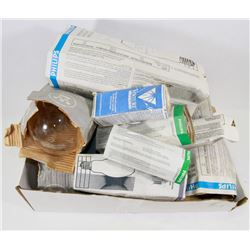 BOX OF ASSORTED COMMERCIAL LIGHT BULBS