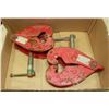 Image 1 : PAIR OF 2 TON BEAM CLAMPS