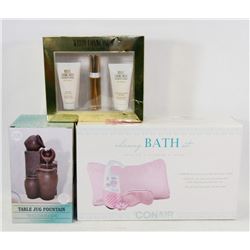 NEW CONAIR 3 PC SET RELAXING