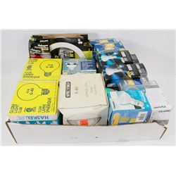 OVER 50 ASSORTED LIGHT BULBS