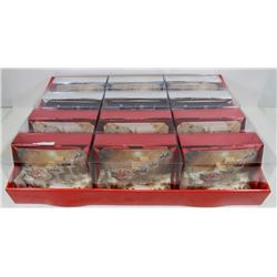 CASE OF 12 BOXES OF POPUP CHRISTMAS CARDS.