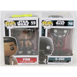 A PAIR OF FUNKO POPS