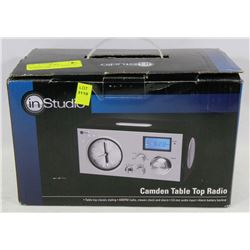 INSTUDIO TABLE TOP RADIO AND ALARM CLOCK
