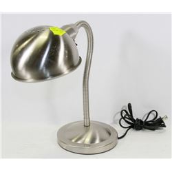 STAINLESS FLEXIBLE ARM DESK / TABLE LAMP,
