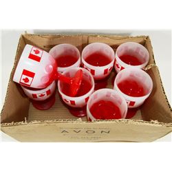 FLAT OF CANADIAN GOBLETS.