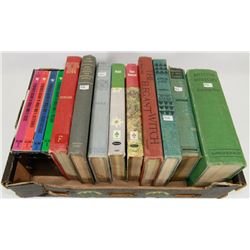 FLAT OF COLLECTIBLE VINTAGE BOOKS AND SET OF WWII