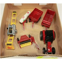 FARM EQUIPMENT DIE CAST TOY LOT.