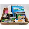 Image 1 : LARGE BOX OF MISC OFFICE SUPPLIES.