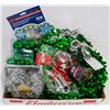 Image 1 : FLAT OF CHRISTMAS DECORATIONS
