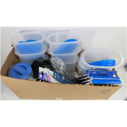 BOX OF NEW KITCHEN ITEMS