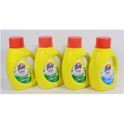 LOT OF 4 TIDE 25 USE LAUNDRY LIQUID SOAP