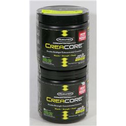 2 BOTTLES OF MUSCLETECH CREACORE CREATINE, 80