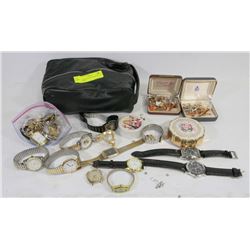 LOT OF MENS AND LADIES VINTAGE WATCHES