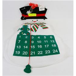 SET OF 5 SNOWMAN ADVENT CALENDAR