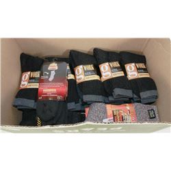 41 PAIRS OF MENS WORK SOCKS FITS 6-12
