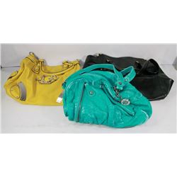 3 PURSES INCL GUESS, FIFTH AVENUE AND MORE.