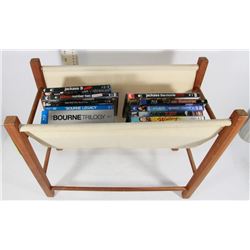 LOT OF DVDS INCL BOURNE TRILOGIES, JACKASS, BURT