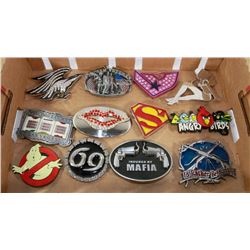 FLAT OF BELT BUCKLES
