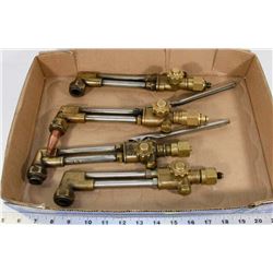 LOT OF 4 WELDING TORCHES