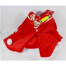9 PLUSH ADULT SANTA HATS