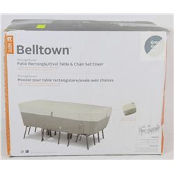 BELLTOWN PATIO RECTANGLE/ OVAL TABLE AND CHAIR SET