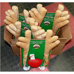 BOX OF REINDEER CAR SETS