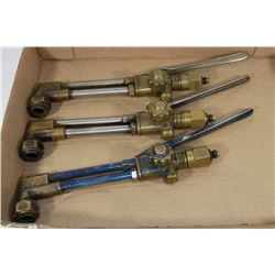 LOT OF 3 WELDING TORCHES