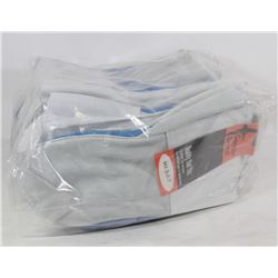 GANDER BRAND WORK MITTS. SET OF 12