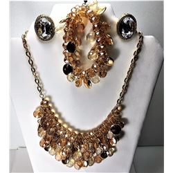 17)  GOLD  TONEDISK & CHAMPAGNE COLORED