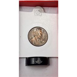 11)  MASONIC INSIGNIA RING & 1930 LINCOLN