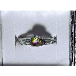 5)  HANDMADE SILVER WIRE WITH OPAL