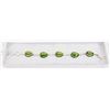 Image 1 : #91-GREEN PERIDOT GEMSTONE  BRACELET