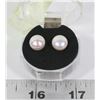 Image 1 : #110- FRESH WATER PEARL EARRINGS