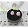 Image 1 : #116- FRESH WATER PEARL EARRINGS