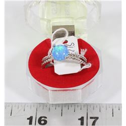 #103- AUSTRALIA FIRE OPAL RING