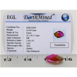 #28-TOURMALINE GEMSTONE  14.30CT