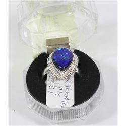 #53-AUSTRALIAN TRIPLE FIRE OPAL RING