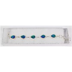 #55-AUSTRALIAN TRIPLE FIRE OPAL BRACELET