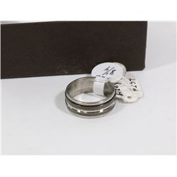 8)NEW STAINLESS STEEL RING SIZE 12