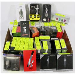 LARGE FLAT OF VAPE SUPPLIES