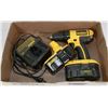 Image 1 : DEWALT 18V 1/2" DRILL W/ 2 BATTERIES & CHARGER
