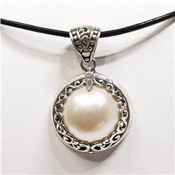 100) STERLING SILVER FRESHWATER PEARL NECKLACE